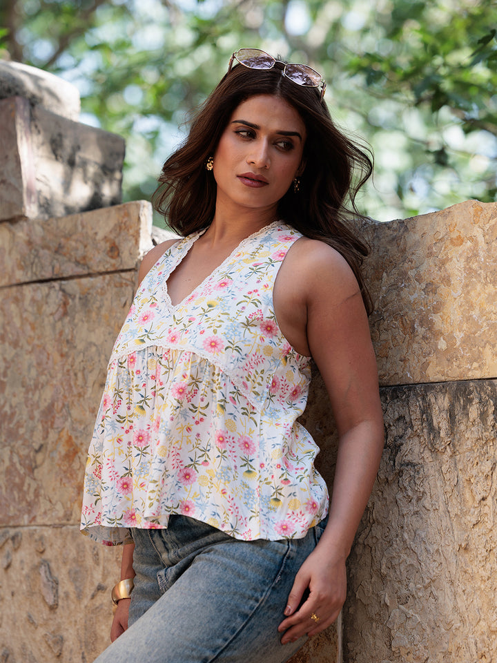 ZIVA Off white Top