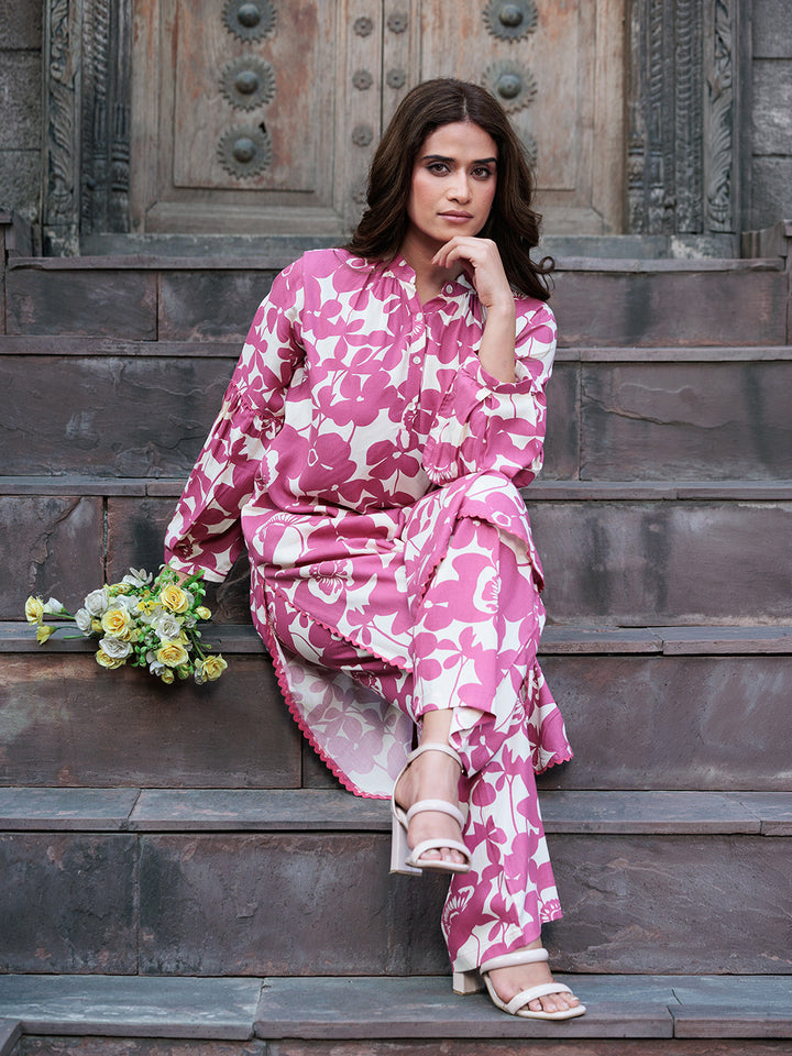 Myraa Kurta Set Pink